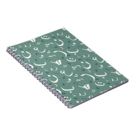 Arabic Calligraphy Pattern-Notebook Notizblock