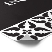 Arabic Calligraphy Rabbi Zidni ilma Wall art Poster (Ecke)