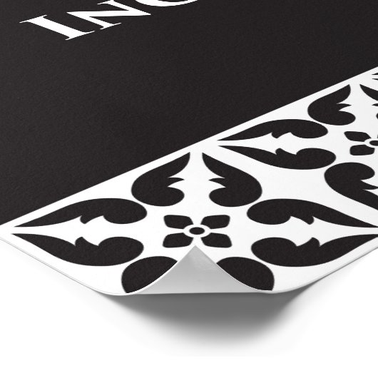 Arabic Calligraphy Rabbi Zidni ilma Wall art Poster (Ecke)