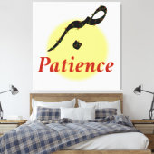 Arabic Calligraphy Sabr Patience Minimalist Zen Lo Leinwanddruck (Insitu (Schlafzimmer))