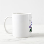 Arabic Calligraphy Sabr Patience - Zen Lotus Flowe Kaffeetasse (Links)