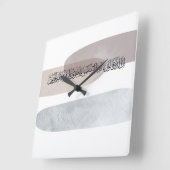 Arabic Calligraphy Wall Art – Those Who Say Quadratische Wanduhr (Winkel)