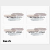 Arabic Calligraphy Wall Art – Those Who Say Rechteckiger Aufkleber (Blatt)