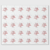 Arabic Eid Mubarak Mosque   Geschenkpapier (Flach)