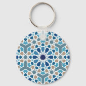 Arabic Geometric Design Pattern Schlüsselanhänger (Vorderseite)