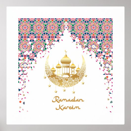 Arabic morocco ornament for ramadan foliendrucke (Vorderseite)