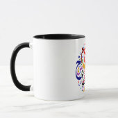 Arabic-Shuffle-Farbe Tasse (Links)