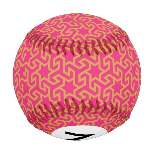 Arabic Star Shaped Pattern Baseball (Rückseite)