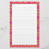 Arabic Star Shaped Pattern Briefpapier (Vorderseite)