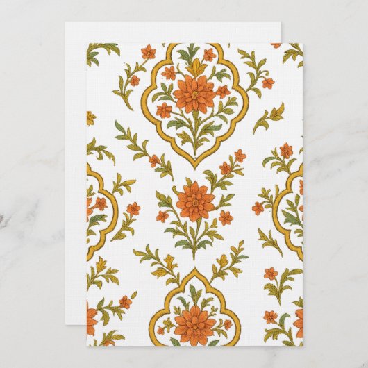 arabic style einladung (Vorne/Hinten)