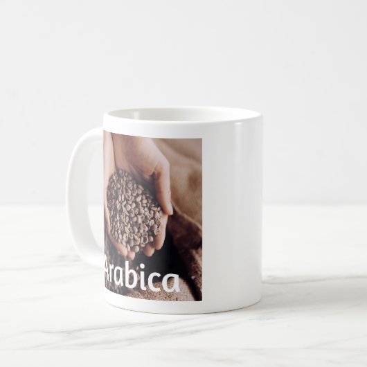 Arabica Coffee Tasse #1A (Vorderseite Links)