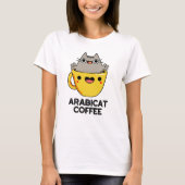 Arabicat Coffee Funny Arabica Cat Pub T-Shirt (Vorderseite)