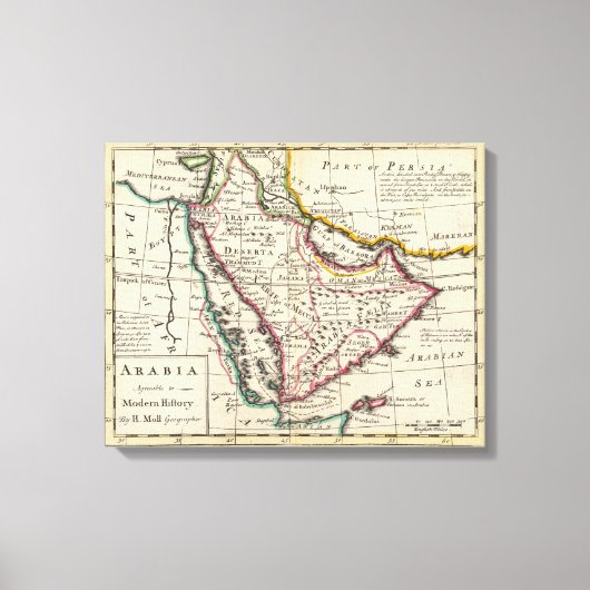 Arabien 4 leinwanddruck (Vorderseite)