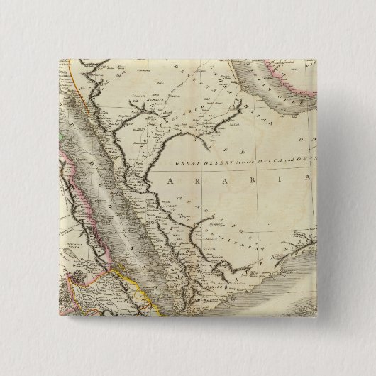 Arabien, Ägypten, Abessinien, Rotes Meer Button (Vorderseite)