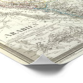 Arabien - Arabische Halbinsel Poster (Ecke)