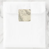 Arabien Quadratischer Aufkleber (Tasche)