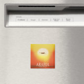 Arabien "Reise mit dem Flugzeug" Magnet (In Situ (Geschirrspüler))