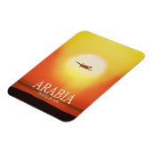 Arabien "Reise mit dem Flugzeug" Magnet (Linke Seite)