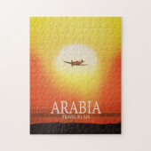 Arabien "Reise mit dem Flugzeug" Puzzle (Vertikal)