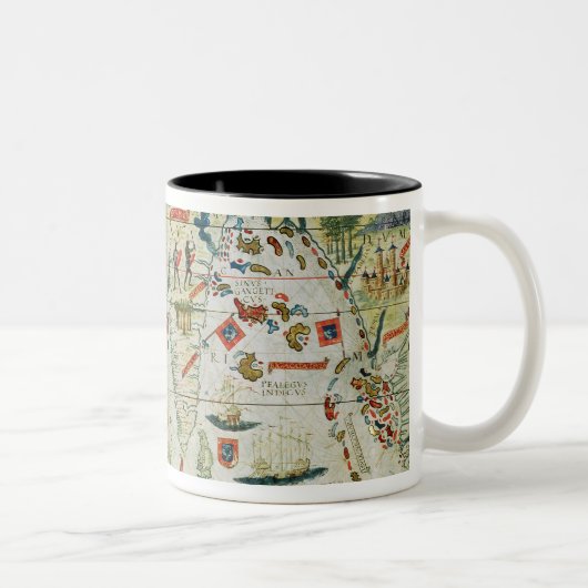 Arabien und Indien, vom "Miller-Atlas", c.1519 Zweifarbige Tasse (Rechts)