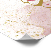 Arabisch Calligrpahy " Rabbi Zidni Ilma" Poster (Ecke)