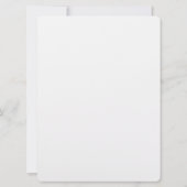 Arabisch Englisch Gold Verziert Classic Elegant Einladung (Rückseite)