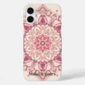 Arabisch florale Art Phone Cover - Personalisiert (Rückseite)