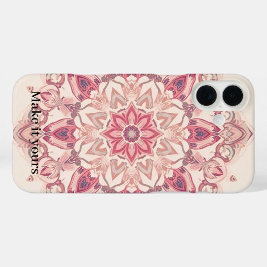 Arabisch florale Art Phone Cover - Personalisiert (Rückseite (Horizontal))