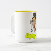 Arabisch Funny Meme أ و ا ق ل ع ر ب ي ة م ض Zweifarbige Tasse (Vorderseite Links)