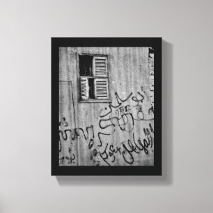 Arabisch Grafitti Leinwanddruck
