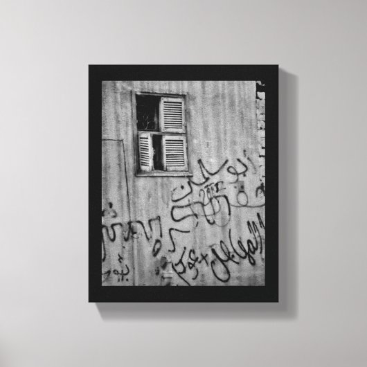 Arabisch Grafitti Leinwanddruck (Vorderseite)