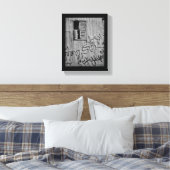 Arabisch Grafitti Leinwanddruck (Insitu (Schlafzimmer))