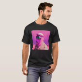 Arabisch im Vaporwave-Stil maskiert T-Shirt (Vorne ganz)