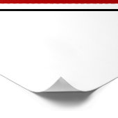 Arabisch-iranisches Stopp-Sign (Persische Schrift) Poster (Ecke)