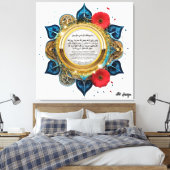 arabisch leinwanddruck (Insitu (Schlafzimmer))