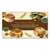 Arabisch-libanesische Bäckerei Magnetische Visitenkarte (Vorderseite)