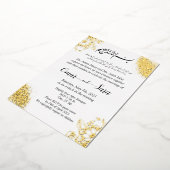 Arabisch-muslimische Hochzeit Folieneinladung (Gedreht)