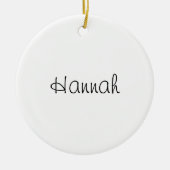 Arabisch/Schnee/Blume/Soldat/Marzi individuell anp Keramik Ornament (Vorne)