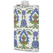 Arabisch Traditionell: Iznik Tile nahtlos. Flachmann (Links)