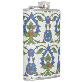 Arabisch Traditionell: Iznik Tile nahtlos. Flachmann (Rechts)