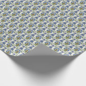 Arabisch Traditionell: Iznik Tile nahtlos. Geschenkpapier (Ecke)