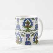 Arabisch Traditionell: Iznik Tile nahtlos. Kaffeetasse (VorderseiteRechts)