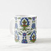 Arabisch Traditionell: Iznik Tile nahtlos. Kaffeetasse (Vorderseite Links)