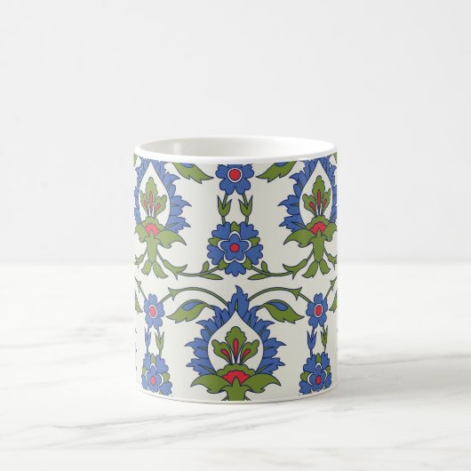 Arabisch Traditionell: Iznik Tile nahtlos. Kaffeetasse (Mittel)
