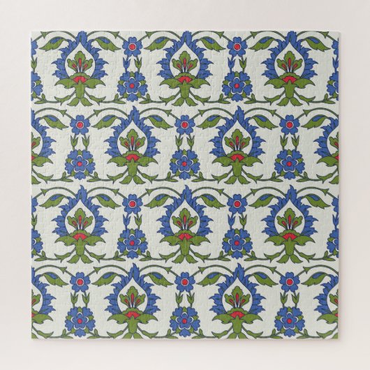Arabisch Traditionell: Iznik Tile nahtlos. Puzzle (Vertikal)