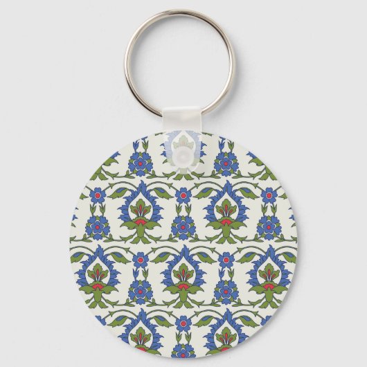 Arabisch Traditionell: Iznik Tile nahtlos. Schlüsselanhänger (Vorderseite)