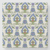 Arabisch Traditionell: Iznik Tile nahtlos. Steinuntersetzer (Vorderseite)