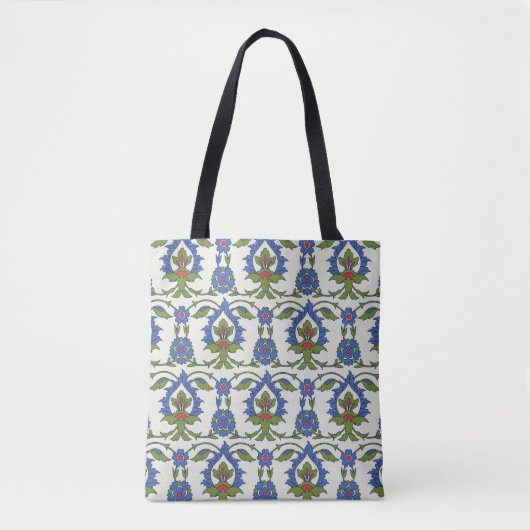Arabisch Traditionell: Iznik Tile nahtlos. Tasche (Vorderseite)
