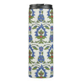 Arabisch Traditionell: Iznik Tile nahtlos. Thermosbecher (Rückseite)