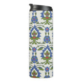 Arabisch Traditionell: Iznik Tile nahtlos. Thermosbecher (Nach rechts gedreht)